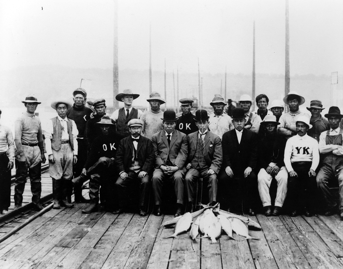 Japanese Fishermen on the Long Wharf